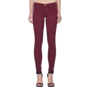 Current/Elliott The Ankle Skinny Garnet - Size 26